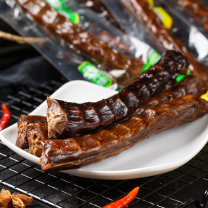 沟帮子鸭脖子黑鸭味麻辣熏辣烧烤味即食零食一根大鸭脖68g*10个