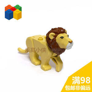 乐高 lego 动物 美洲狮 公狮子 非洲雄狮 米色 60301