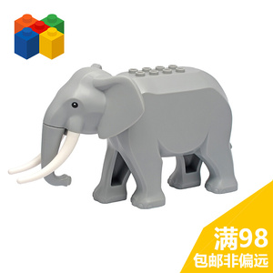 乐高 lego 动物 城市 大象公象 原封 浅灰色 elephant2c01 60307