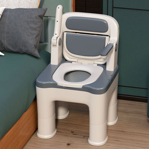 老人坐便器移动马桶老年人坐便椅便携式可升降室内家用孕妇座便凳