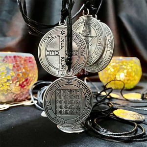 圆形幸挂坠所罗门行星护符吊坠金星太阳西方护符吊坠