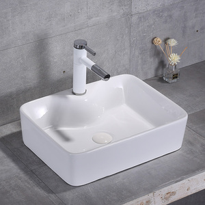 台上盆家用水池卫生间台上洗手盆水盆长方形单盆阳台厕所艺术盆