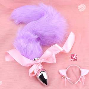 肛门情趣尾巴狐狸尾巴cos道具性感后庭肛塞调情角色扮演性用品女