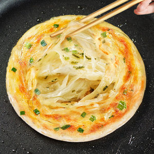 葱油饼20片正宗老上海葱油饼半成品手抓饼早餐速食品旗舰店葱油饼