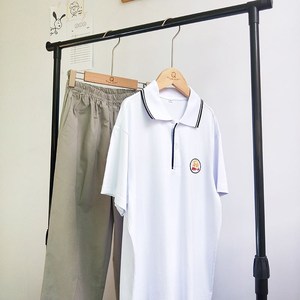 汕头市潮阳一中学校夏季校服短袖长裤班服套装高中学生