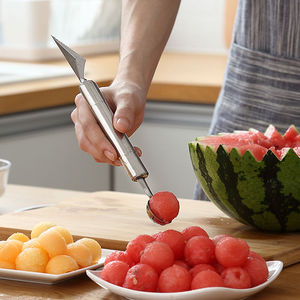 不锈钢水果挖球器西瓜挖球勺雕花刀切果器拼盘冰淇淋工具西瓜勺