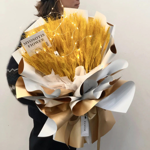 大卖大麦花束开业手提花篮开张麦穗干花北京上海广州深圳同城配送