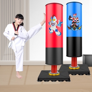 儿童拳击沙袋立式家用不倒翁沙包拳套小孩散打专业健身训练器材