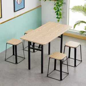 可折叠餐桌大排档面馆经济长方形烧烤店桌椅小吃奶茶店夜市地摊.