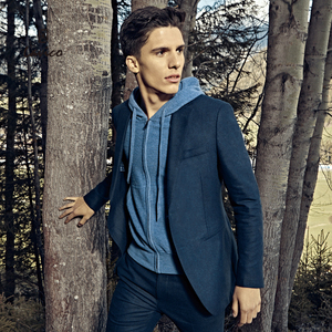 【线上同款&含羊毛】lavico/朗维高男士西服套装羊绒商务正装男装