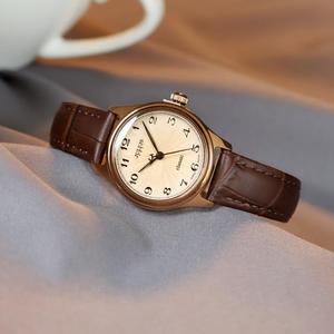 迪奥官方旗舰女士手表时尚复古女表小表盘学生表石英表时装腕表