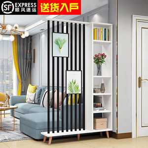 平风屏风隔断客厅与卧室入户玄关简约家用实木进门新中式遮挡装饰