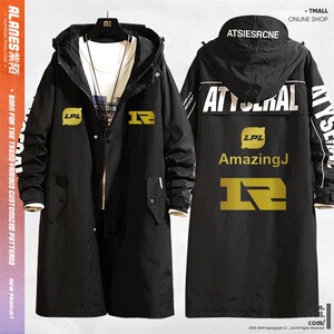 外套皇族队服rng战队新比赛服联盟男女uzi游戏中长款风衣衣服