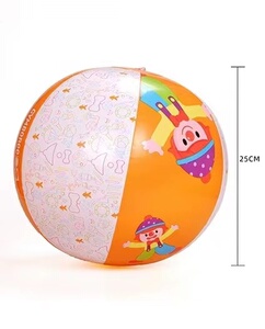 金宝贝玩具戏水球充气球沙滩球儿童早教游泳球小孩户外玩具