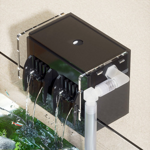 鱼缸上置过滤器过滤盒壁挂滴流盒净水培菌过滤槽水族箱养鱼设备