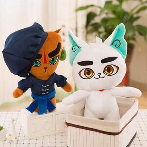 毛绒布娃娃京剧猫白糖小青大菲武松公仔儿童玩具男女孩节生日礼物