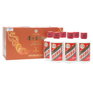 贵州茅台酒i茅台飞天小可爱礼盒 53度100ml*6礼盒装 酱香型白酒