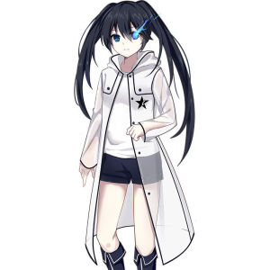 黑岩射手雨衣男女成人全身防暴雨披户外徒步旅行单人长款卡通漫画