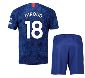 19/20英超切尔西主场球衣阿扎尔吉鲁芒特坎特车路士足球服印号