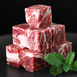 杰克溪澳洲和牛m9雪花牛肉粒250g生煎烧烤肉串食材涮火锅炖煮红烧