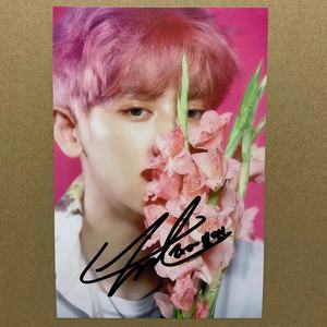exo朴灿烈亲笔签名照片拍立得周边 朴灿烈同款亲签周边收藏礼物