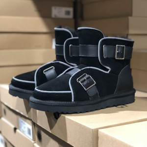 ugg雪地靴正品代购1119431机车靴周冬雨同款保暖防水短筒女鞋冬季