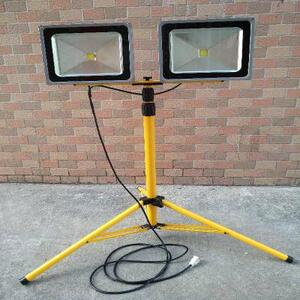 led投光灯支架 泛光灯投射灯支架修车工作灯架户外照明工地三脚