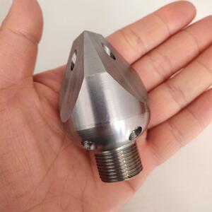 高压喷头小穿刺不锈钢疏通清洗车机配件水雷疏通下水道水老鼠喷头