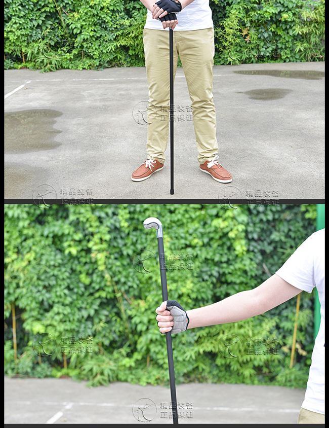 高档美国冷钢cold steel弯头城市手杖玻纤绅士手杖户外防身拐杖91
