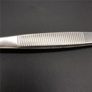 加长大镊子工具长特大镊子加厚超硬孽子镊子列子镊子大号圆头夹.