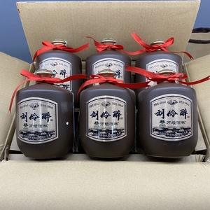 刘伶醉万坛酒林42度54度60度 浓香型白酒500ml*6瓶高度名酒收藏