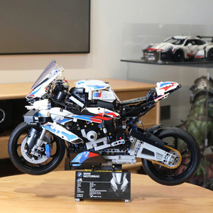 宝马M1000RR摩托车积木成人版益智拼装跑车模型玩具男孩生日礼物