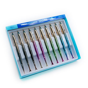 鲨鱼钢笔炫彩学生