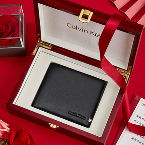 正品colvin kevin钱包男短款2021新款男士钱夹真皮时尚轻奢小皮夹