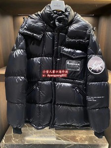 moncler/蒙口 21新款藤原浩联名款闪电标连帽羽绒服外套男女同款