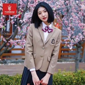 tombow校供感jk制服西装中间服日系高校学院风勋章基础西服外套新