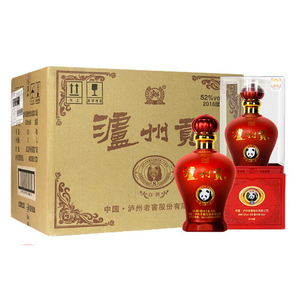 泸州老窖泸州贡传世贡8整箱52度浓香型500ml*6瓶礼盒装包邮