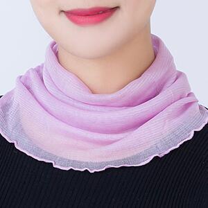 高端薄款围脖女2022夏天新款防晒夏季冰丝脖套围脖子防晒神器围脖