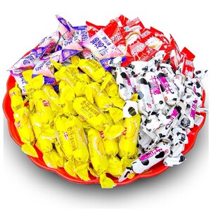 500g中意纯牛奶糖办公室零食休闲食品儿时的回忆糖果