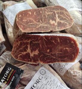 俄罗斯32厂安格斯250天金钱腱(标签腱子心牛肉miratorg郝兰达进口