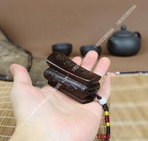 迷你升官发财小棺材玩具文玩古玩手把件男随身手上把玩手件摆件.