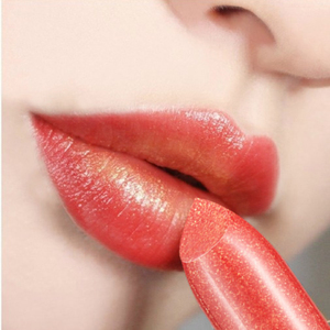 dior迪奥金粉色人鱼姬口红鎏金流金珠光细闪带亮闪的唇膏闪亮西柚