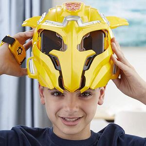 [特价]孩之宝变形金刚电影6 大黄蜂ar智能面具游戏头盔儿童玩具