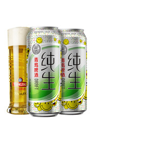 青岛啤酒官方直发纯生500ml*18罐装啤酒整箱特价清仓小麦酒整箱