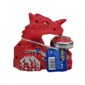 奥尔迪 暴龙战陀恐龙网红陀螺儿童玩具糖果宝宝礼品礼物红色蓝色