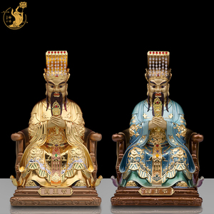 001人付款淘宝纯铜阎王像阎王爷神像阎罗王十殿阎王阎罗天子地府冥王