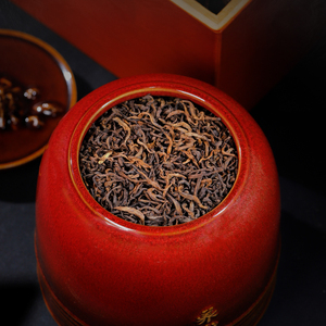 逸云号 2012年冰岛古树普洱茶皇级宫廷散茶 陈年熟茶200g瓷罐装