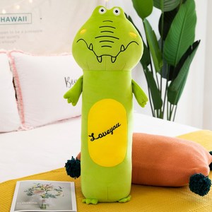 可爱鳄鱼床上长条抱枕女生睡觉夹腿枕头可拆洗男生款床头靠垫礼物