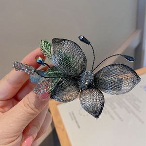 婚礼妈妈盘头头饰