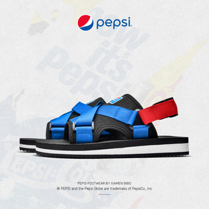 百事凉鞋男士夏季透气外穿休闲软底两用沙滩鞋一字潮牌户外拖鞋男